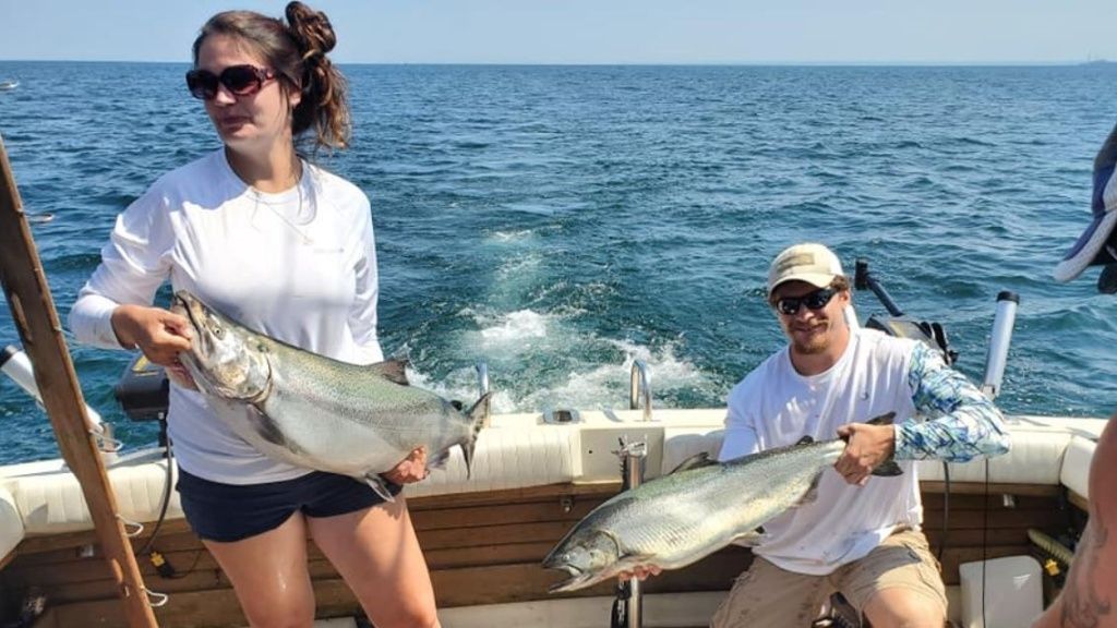 Salmon Charters on Lake Ontario